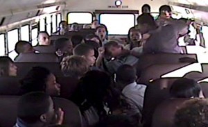 school bus fight camera