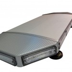 MOSS-8711w LED Mini Roof Light Bar Silver Angled